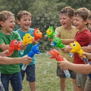 Retractable Bubble Hand Pack of 12 – Fun Bubble Toy for Kids 🫧 🌈
