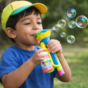 Kids Bubble Horn Gun | Fun Outdoor Bubble Blaster Toy 🎉🫧
