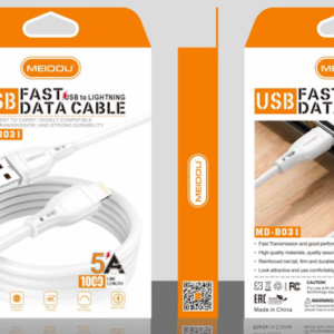 Fast Charging Data Cable USB to iPhone – 1 Meter⚡📱
