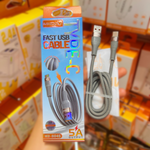 Nylon USB to Type-C Data Cable | 1 Meter Fast Charging ⚡🔌