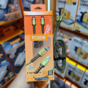 Nylon Fast Charging Data Cable Type-C to iPhone 1.2 Meter⚡
